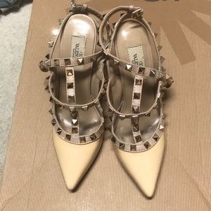 Studded heels